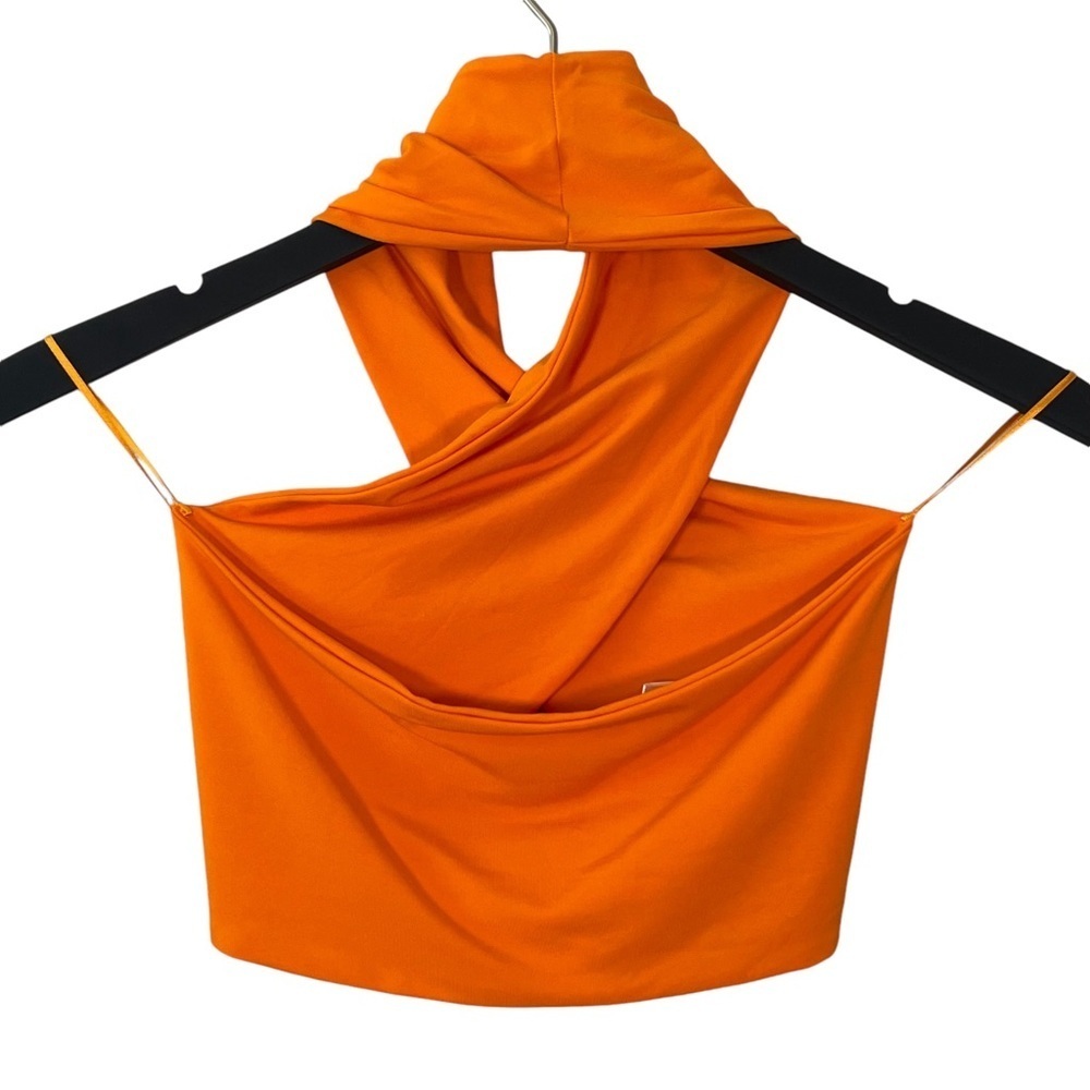 The Andamane Jasmine Halter Top in Orange Size S - Picture 4 of 7